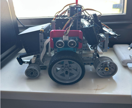 Side view of the GEARS autonomous robot